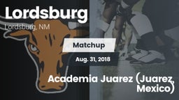 Matchup: Lordsburg vs. Academia Juarez (Juarez, Mexico) 2018