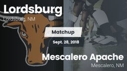 Matchup: Lordsburg vs. Mescalero Apache  2018