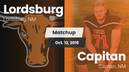 Matchup: Lordsburg vs. Capitan  2018