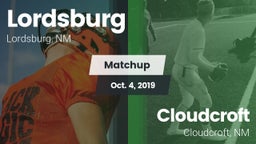 Matchup: Lordsburg vs. Cloudcroft  2019