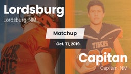 Matchup: Lordsburg vs. Capitan  2019