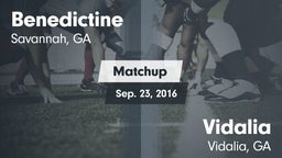 Matchup: Benedictine vs. Vidalia  2016
