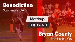 Matchup: Benedictine vs. Bryan County  2016