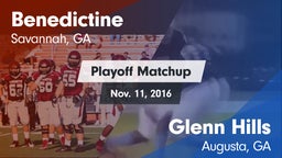Matchup: Benedictine vs. Glenn Hills  2016