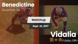 Matchup: Benedictine vs. Vidalia  2017
