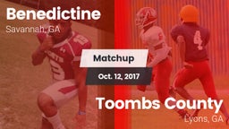 Matchup: Benedictine vs. Toombs County  2017
