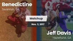 Matchup: Benedictine vs. Jeff Davis  2017