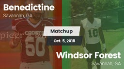 Matchup: Benedictine vs. Windsor Forest  2018