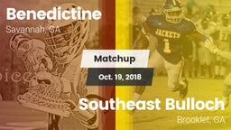 Matchup: Benedictine vs. Southeast Bulloch  2018