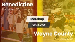 Matchup: Benedictine vs. Wayne County  2020