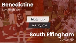 Matchup: Benedictine vs. South Effingham  2020