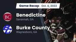 Recap: Benedictine  vs. Burke County  2022