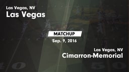 Matchup: Las Vegas High vs. Cimarron-Memorial  2016