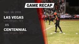 Recap: Las Vegas  vs. Centennial  2016