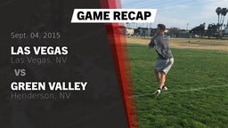 Recap: Las Vegas  vs. Green Valley  2015
