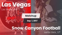 Matchup: Las Vegas High vs. Snow Canyon Football 2017