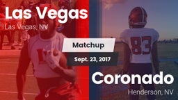 Matchup: Las Vegas High vs. Coronado  2017