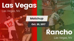 Matchup: Las Vegas High vs. Rancho  2017