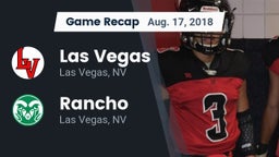 Recap: Las Vegas  vs. Rancho  2018