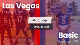 Matchup: Las Vegas High vs. Basic  2018