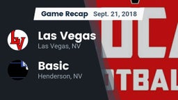 Recap: Las Vegas  vs. Basic  2018