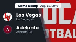 Recap: Las Vegas  vs. Adelanto  2019