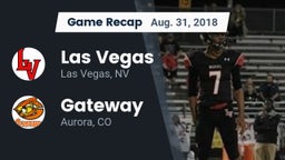 Recap: Las Vegas  vs. Gateway  2018