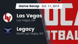 Recap: Las Vegas  vs. Legacy  2019