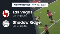 Recap: Las Vegas  vs. Shadow Ridge  2021