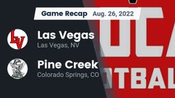 Recap: Las Vegas  vs. Pine Creek  2022