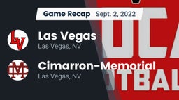 Recap: Las Vegas  vs. Cimarron-Memorial  2022