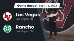 Recap: Las Vegas  vs. Rancho  2022