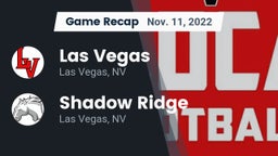 Recap: Las Vegas  vs. Shadow Ridge  2022