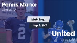 Matchup: Penns Manor vs. United  2017