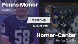 Matchup: Penns Manor vs. Homer-Center  2017
