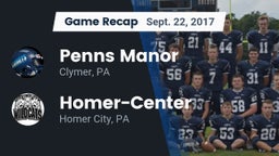 Recap: Penns Manor  vs. Homer-Center  2017