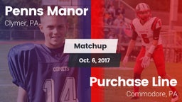 Matchup: Penns Manor vs. Purchase Line  2017