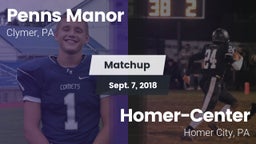 Matchup: Penns Manor vs. Homer-Center  2018