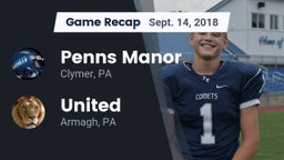 Recap: Penns Manor  vs. United  2018