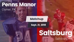 Matchup: Penns Manor vs. Saltsburg  2018