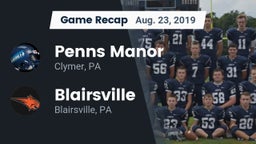 Recap: Penns Manor  vs. Blairsville  2019
