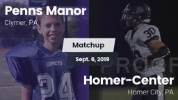 Matchup: Penns Manor vs. Homer-Center  2019
