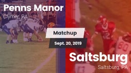 Matchup: Penns Manor vs. Saltsburg  2019