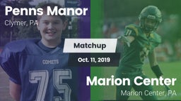 Matchup: Penns Manor vs. Marion Center  2019