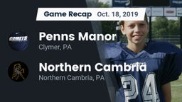 Recap: Penns Manor  vs. Northern Cambria  2019