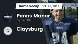 Recap: Penns Manor  vs. Claysburg 2019