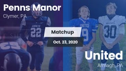 Matchup: Penns Manor vs. United  2020