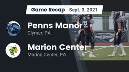 Recap: Penns Manor  vs. Marion Center  2021