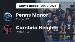 Recap: Penns Manor  vs. Cambria Heights  2021