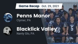 Recap: Penns Manor  vs. Blacklick Valley  2021